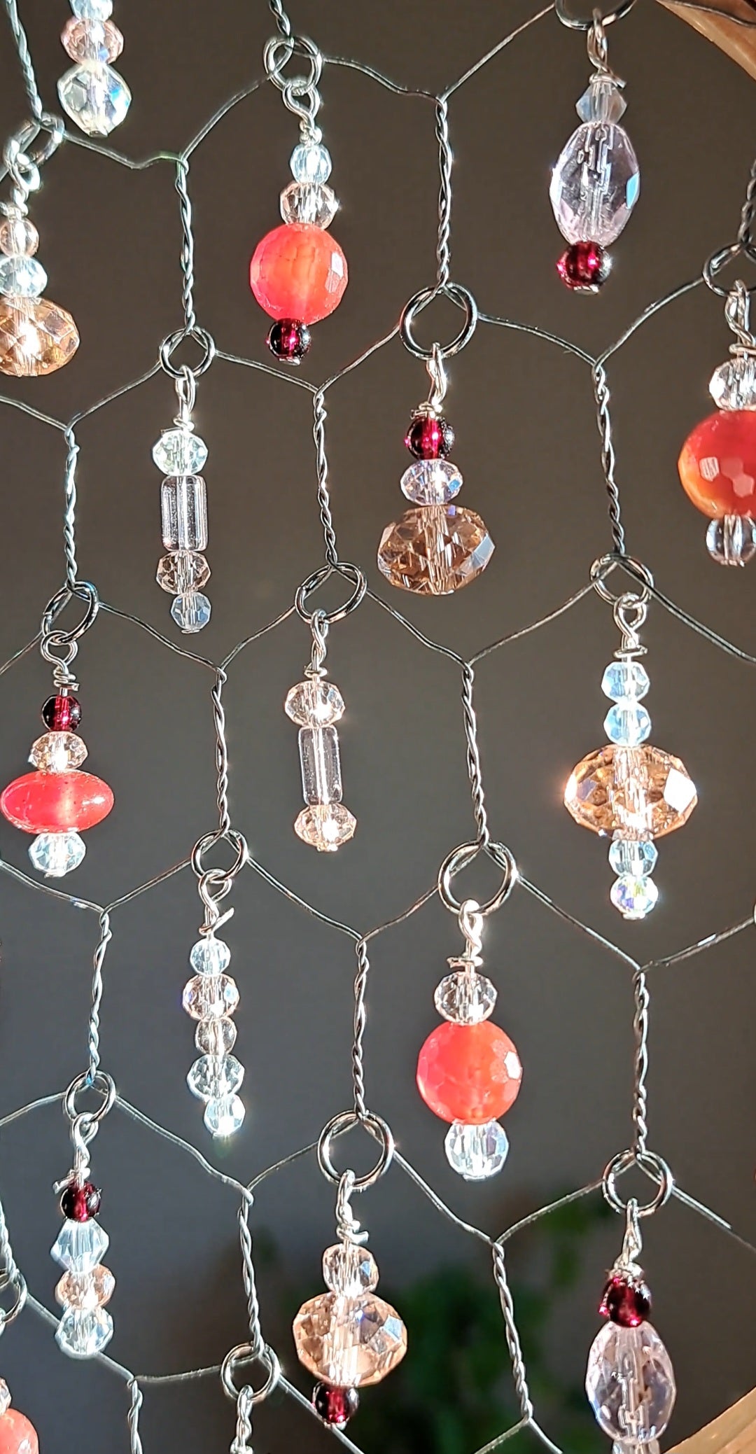 Roselight Halo - Crystal & Glass Bead Suncatcher