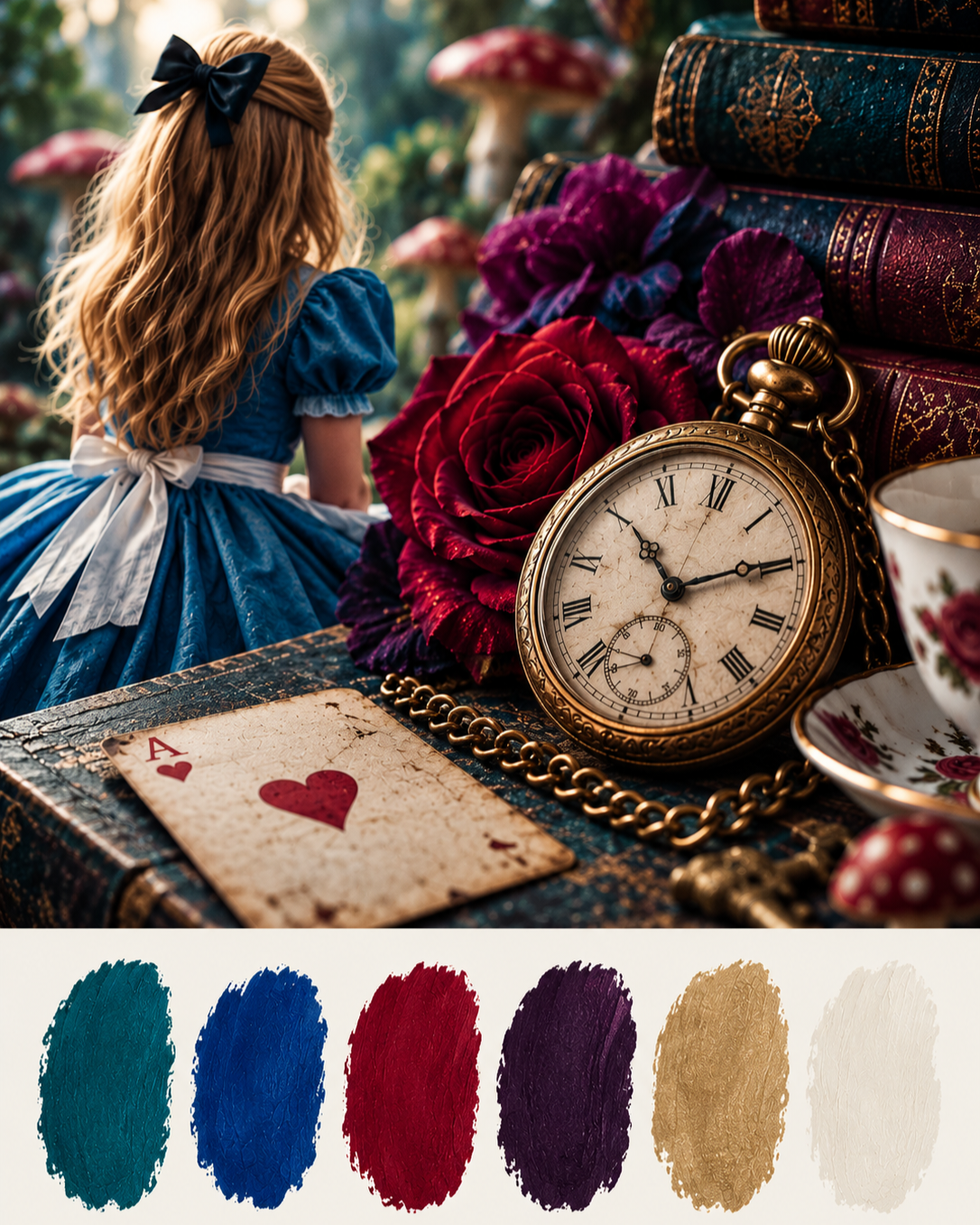 The Curious Hour of Wonderland 🍄✨️ - Sea Treasure Frame