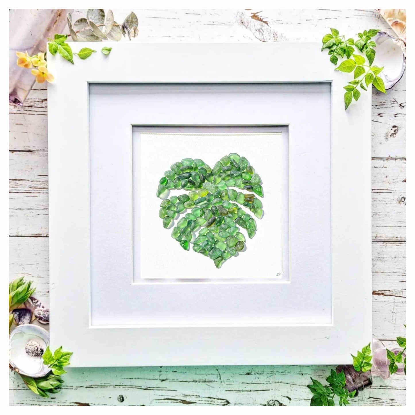 Monstera Leaf - Sea Treasure Frame