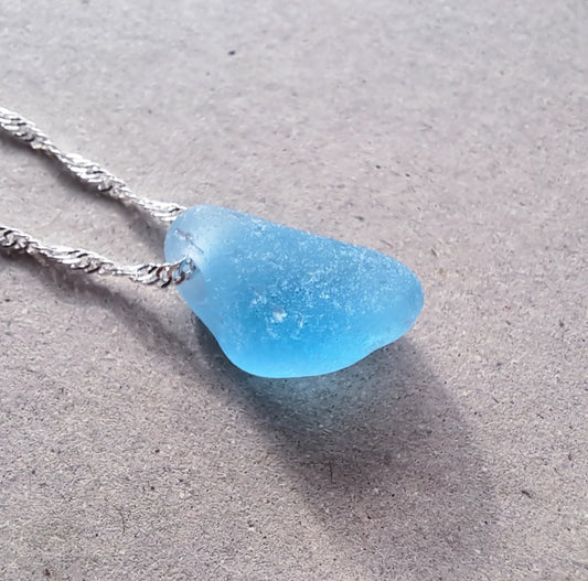 Turquoise - Sea Glass Necklace