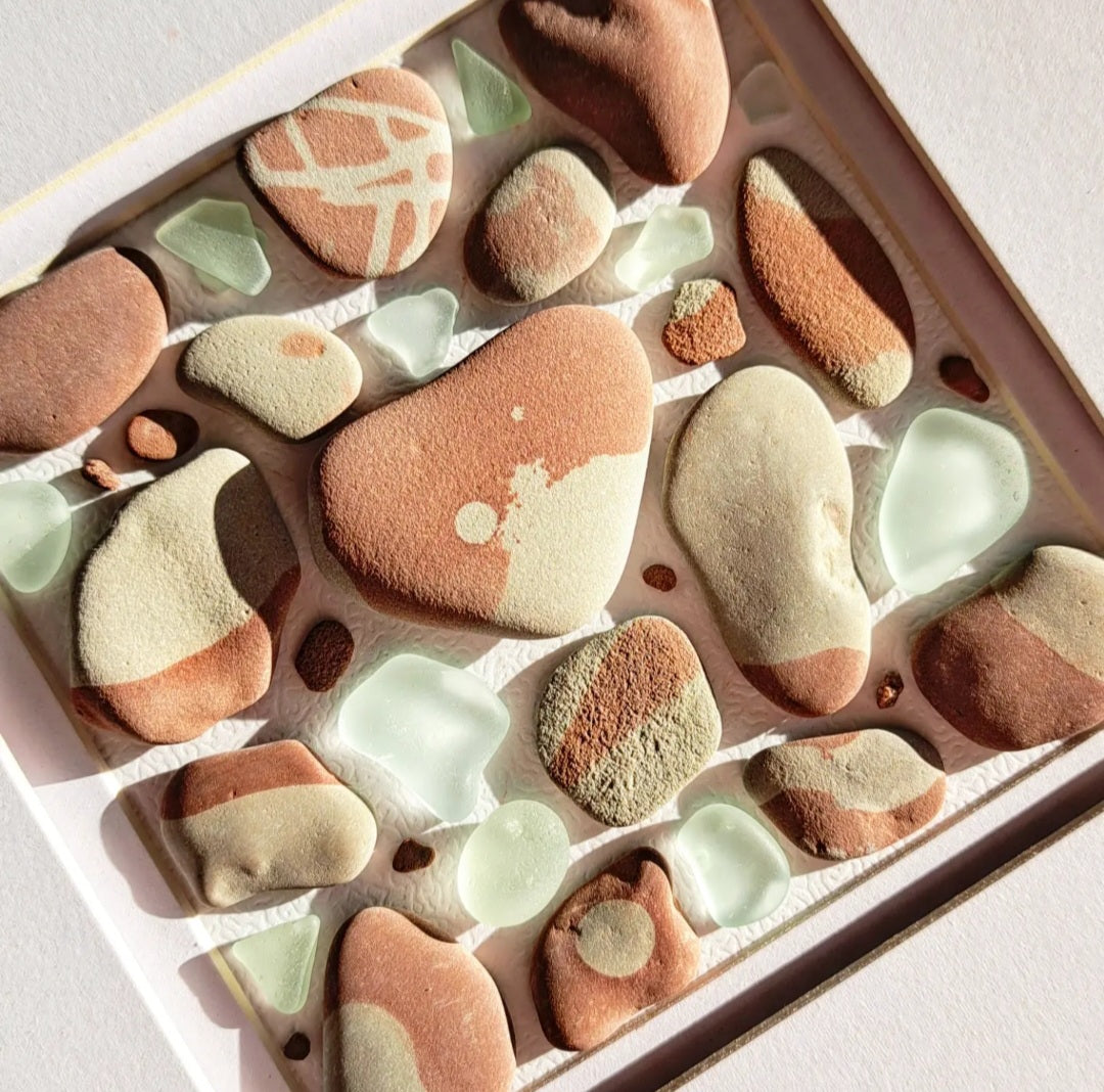 The Sandman's Painted Stones - Sea Treasure Frame