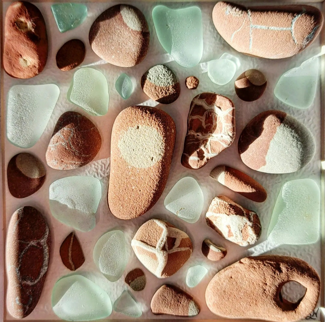 The Sandman's Seafoam Dream  - Sea Treasure Frame