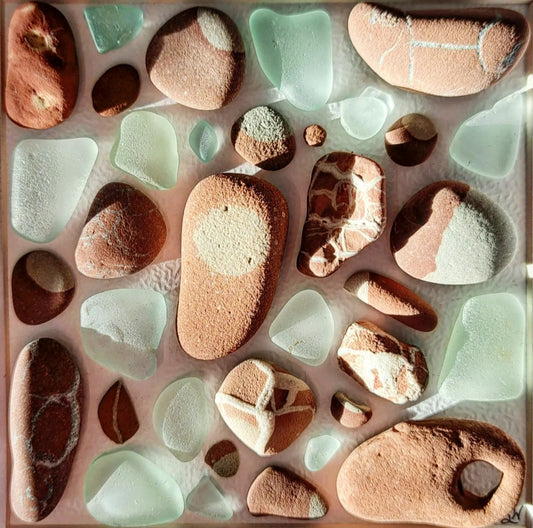 The Sandman's Seafoam Dream  - Sea Treasure Frame
