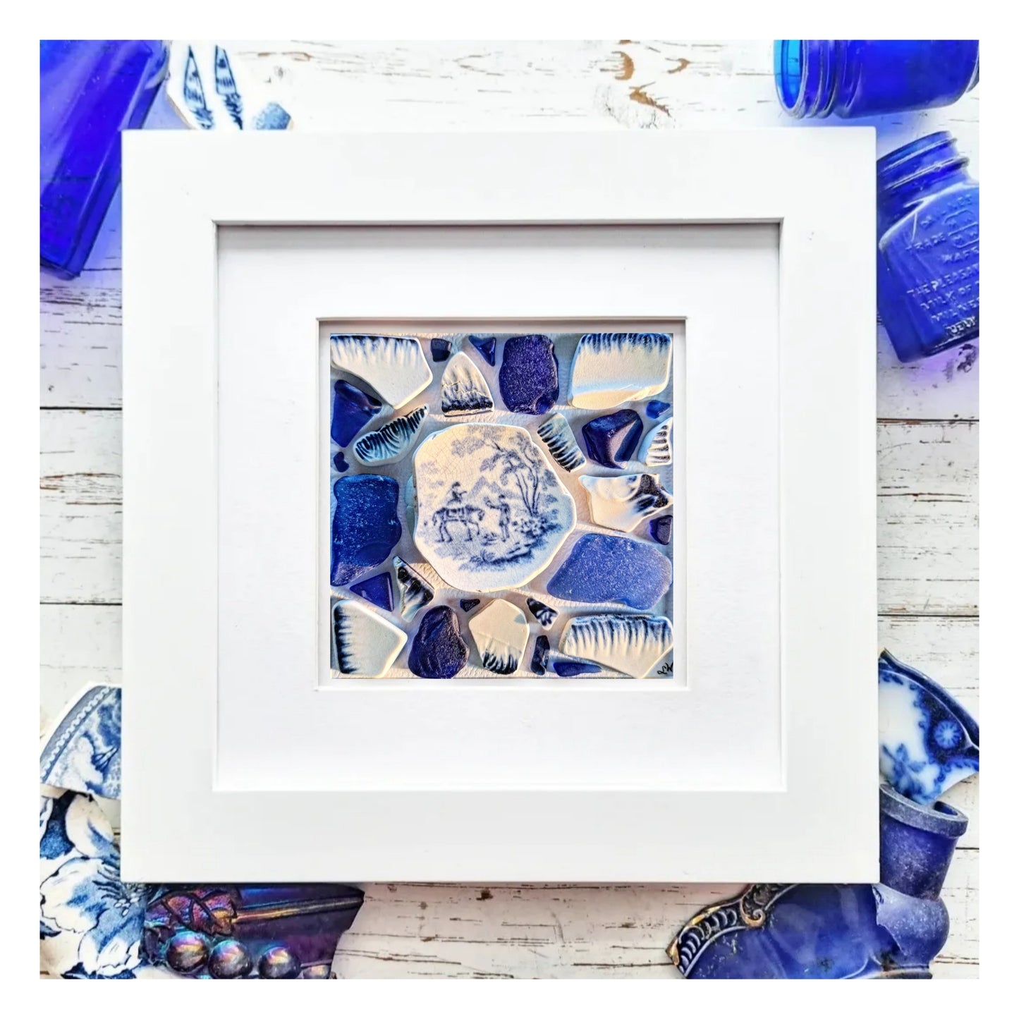 The Rider and the Waiting Heart - Sea Treasure Frame