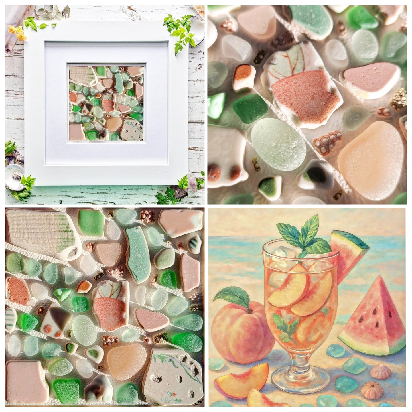 Peach Sangria - Sea Treasure Frame