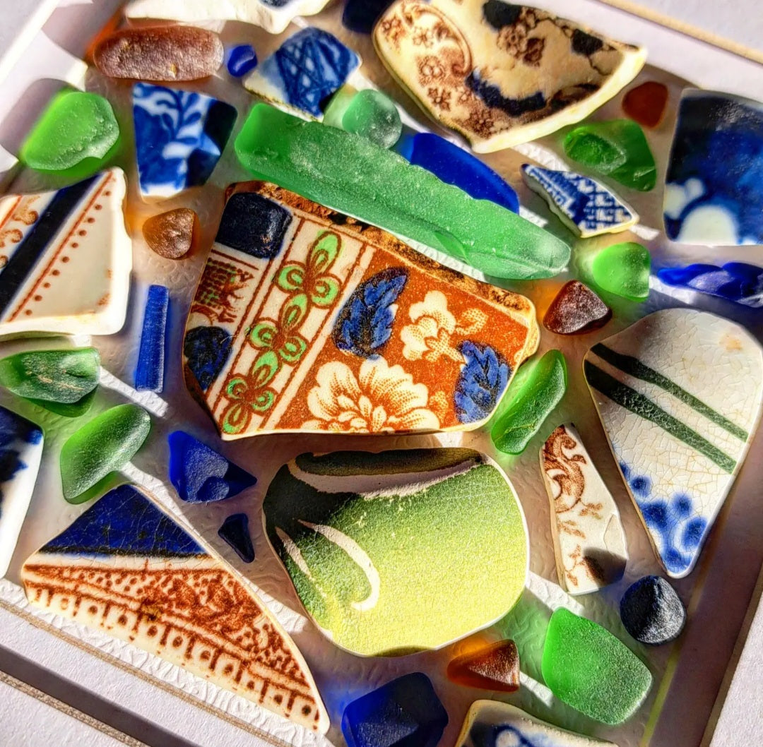 Cobalt, Copper & Clover - Sea Treasure Frame