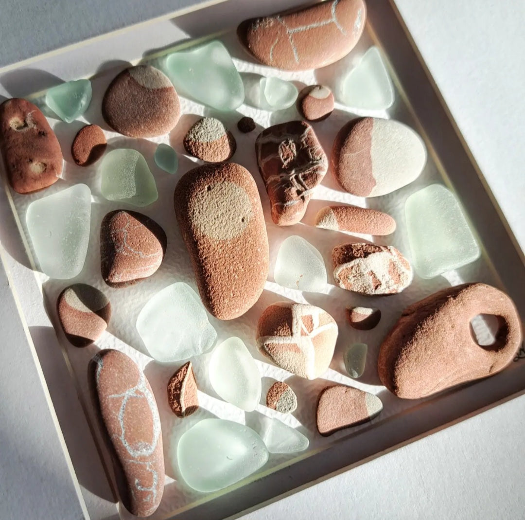 The Sandman's Seafoam Dream  - Sea Treasure Frame