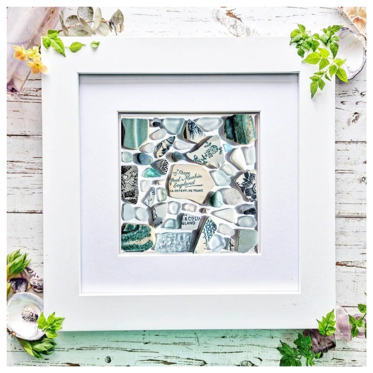 RESERVED for K || From England, By Sea & Light - Sea Treasure Frame