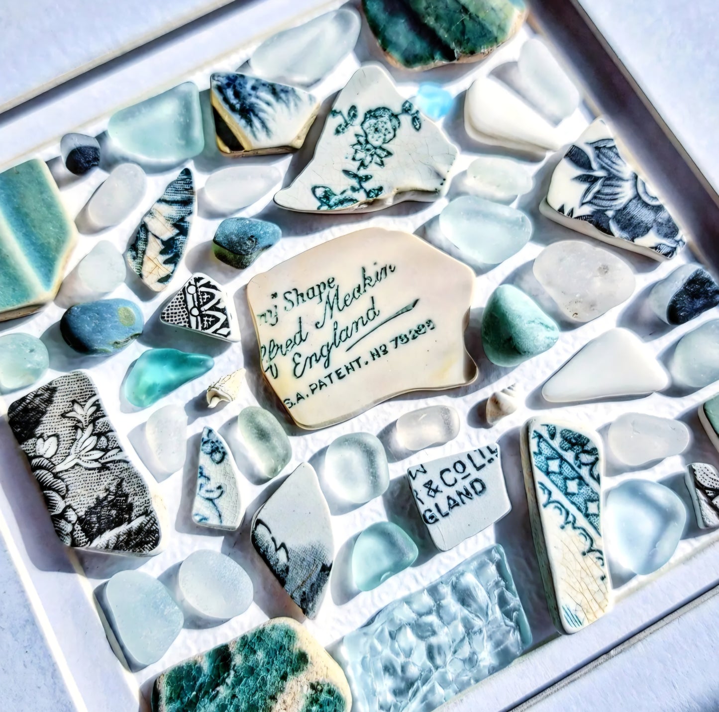 RESERVED for K || From England, By Sea & Light - Sea Treasure Frame