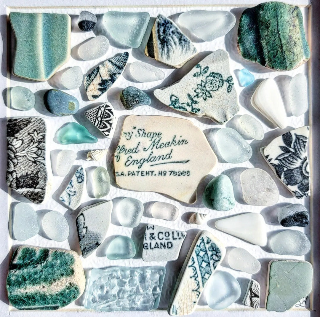 RESERVED for K || From England, By Sea & Light - Sea Treasure Frame