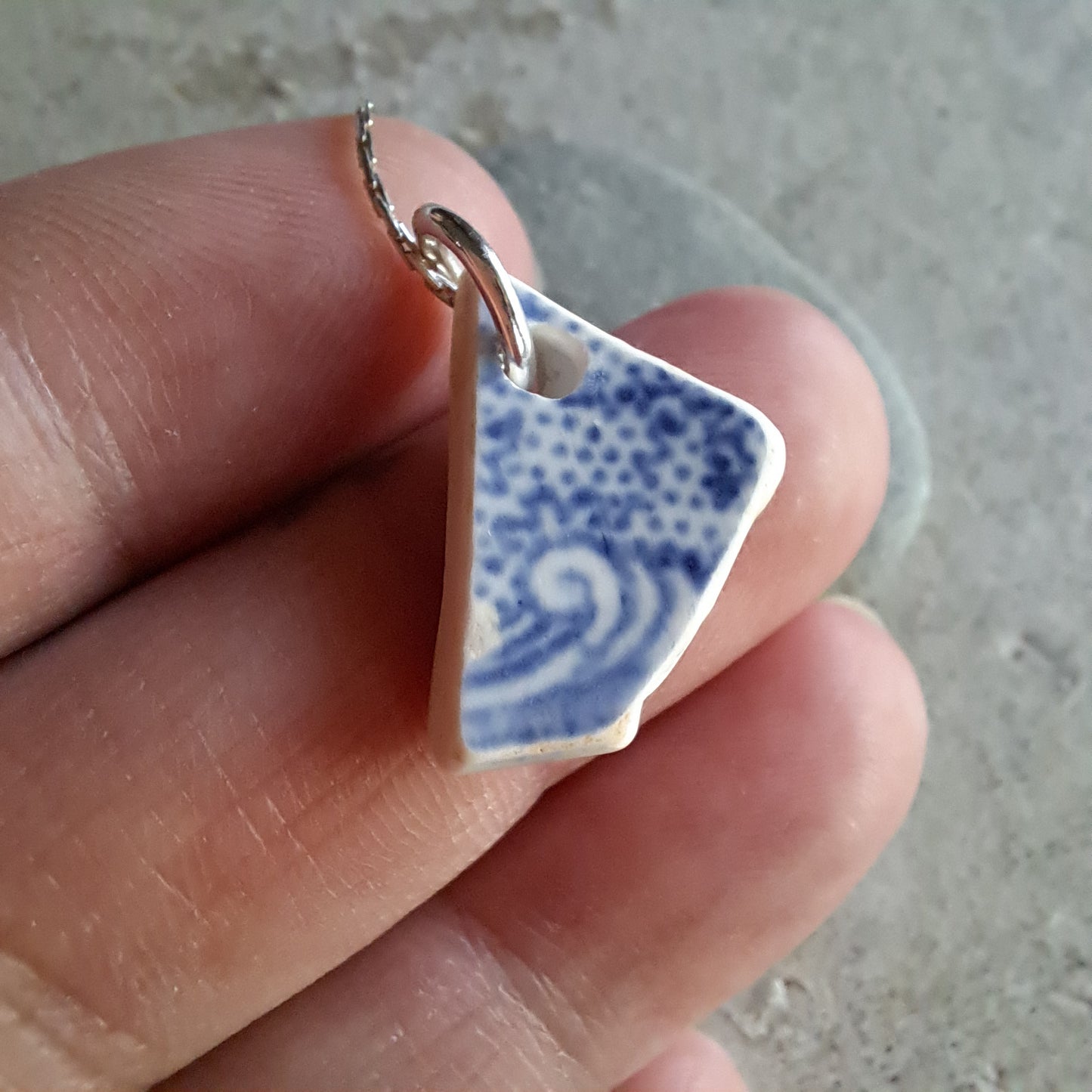 Wild Waves - Sea Pottery Pendant