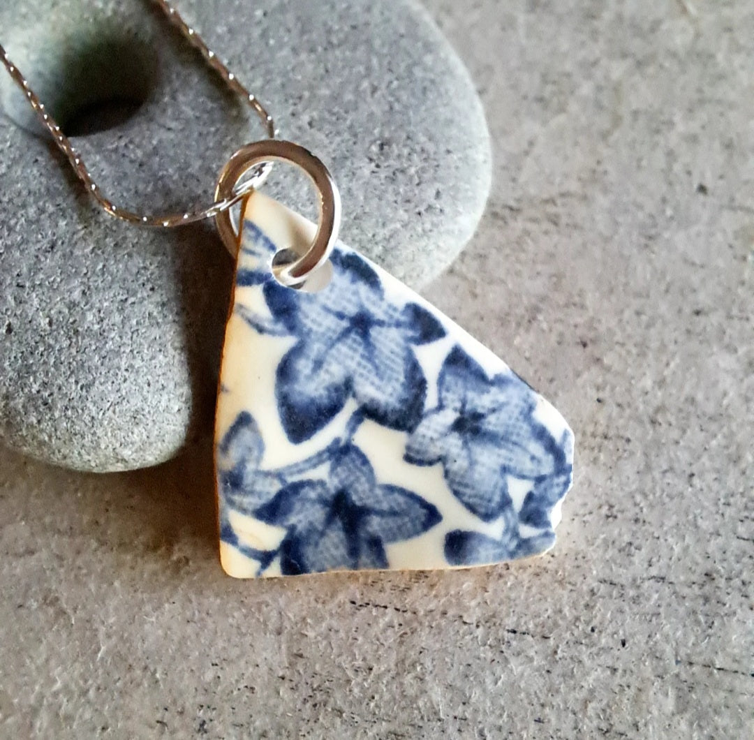 Blue Ivy - Sea Pottery Pendant