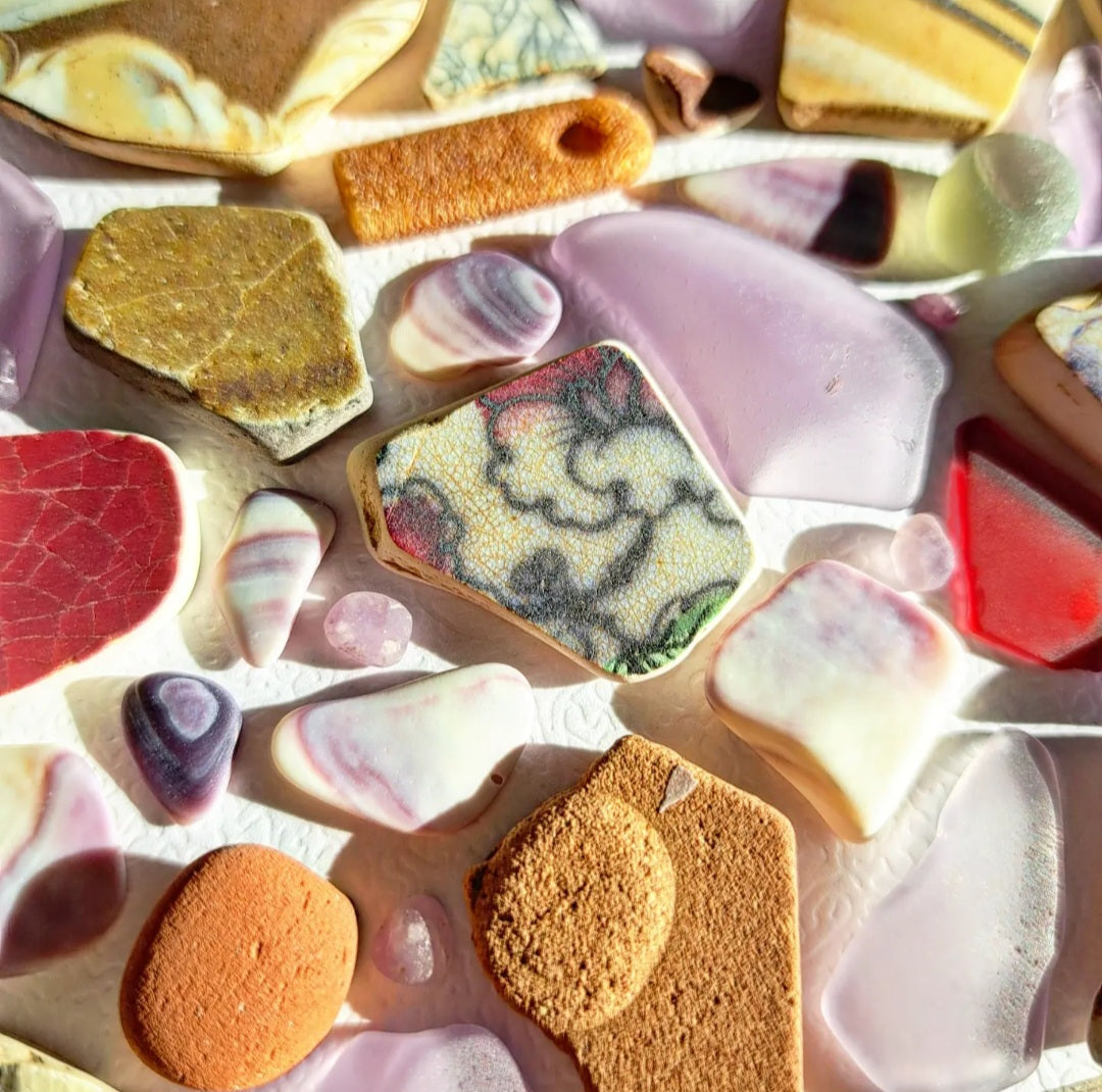 Mauve & Mocha - Sea Treasure Frame