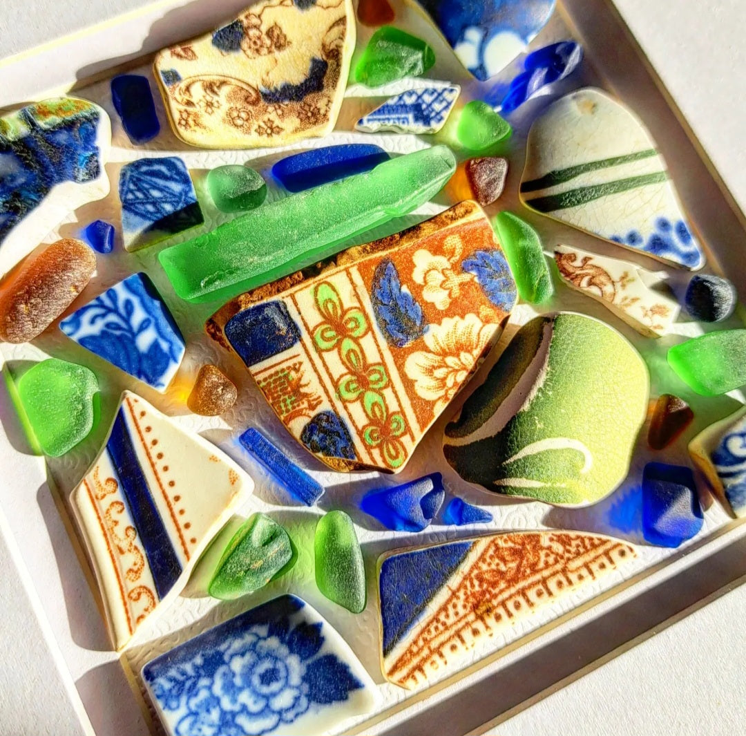 Cobalt, Copper & Clover - Sea Treasure Frame
