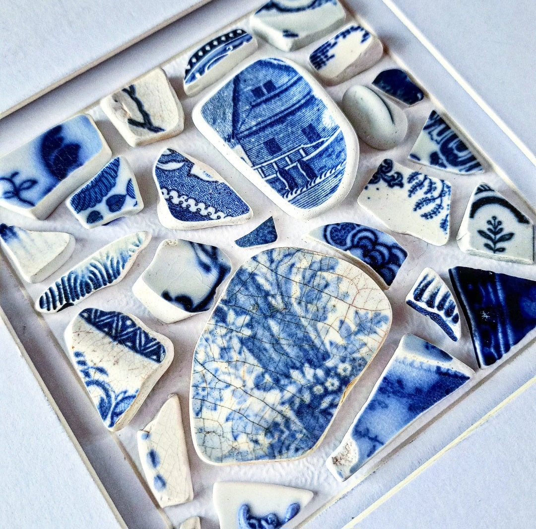 Heirloom in Blue - Sea Treasure Frame