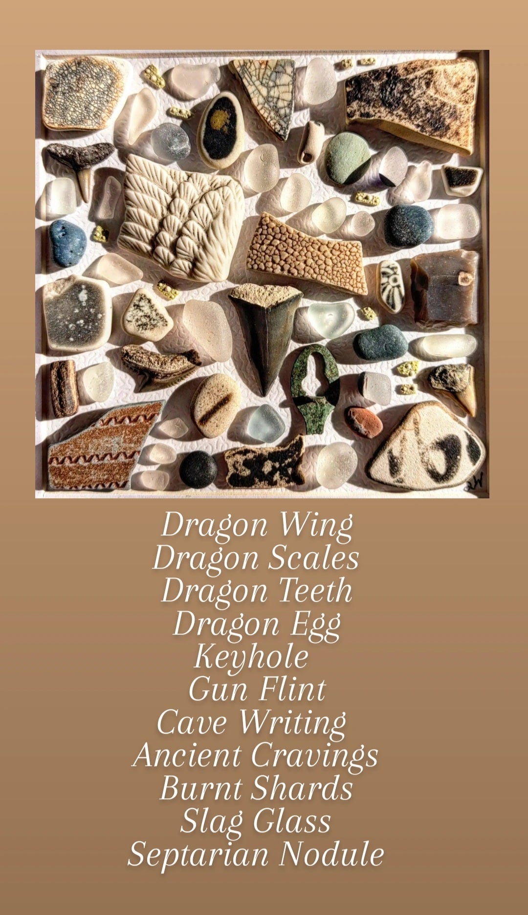 The Dragon Who Fell from the Sky - Sea Treasure Frame