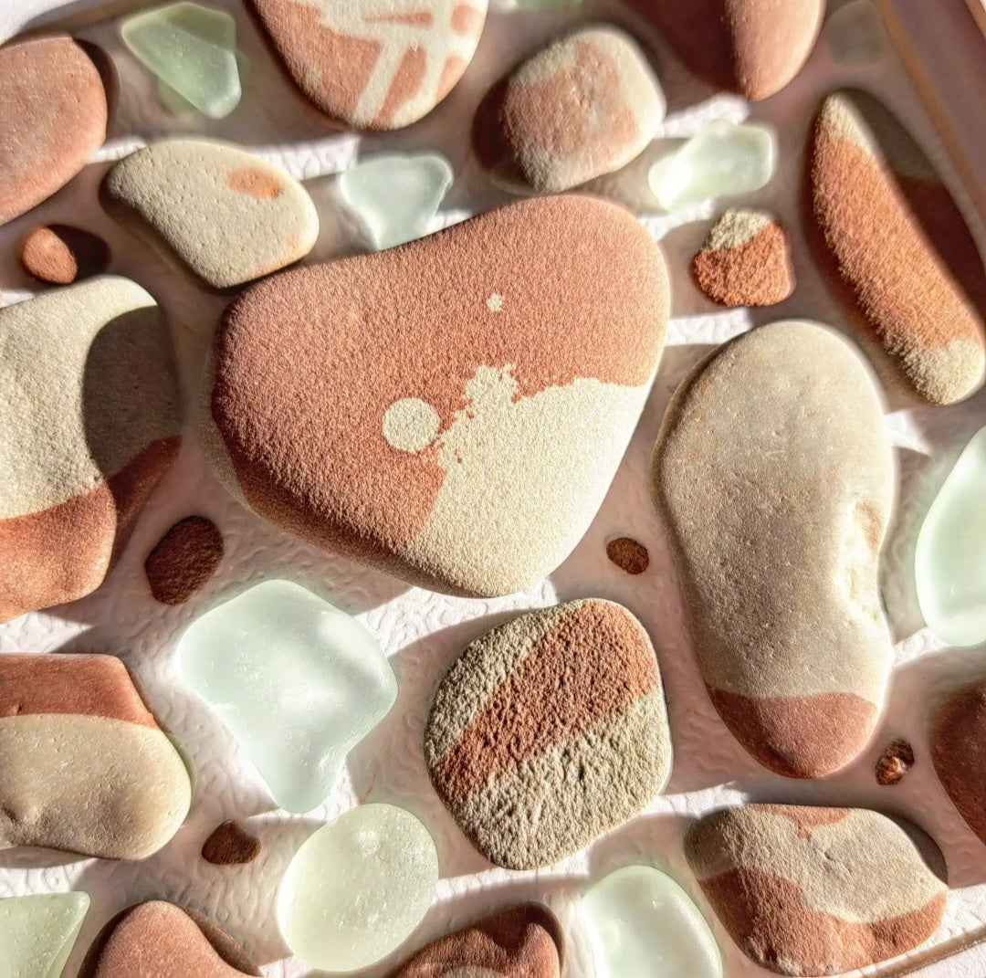 The Sandman's Painted Stones - Sea Treasure Frame