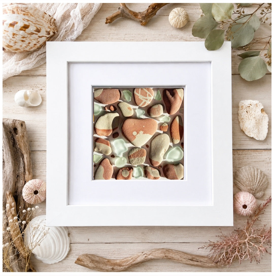The Sandman's Painted Stones - Sea Treasure Frame