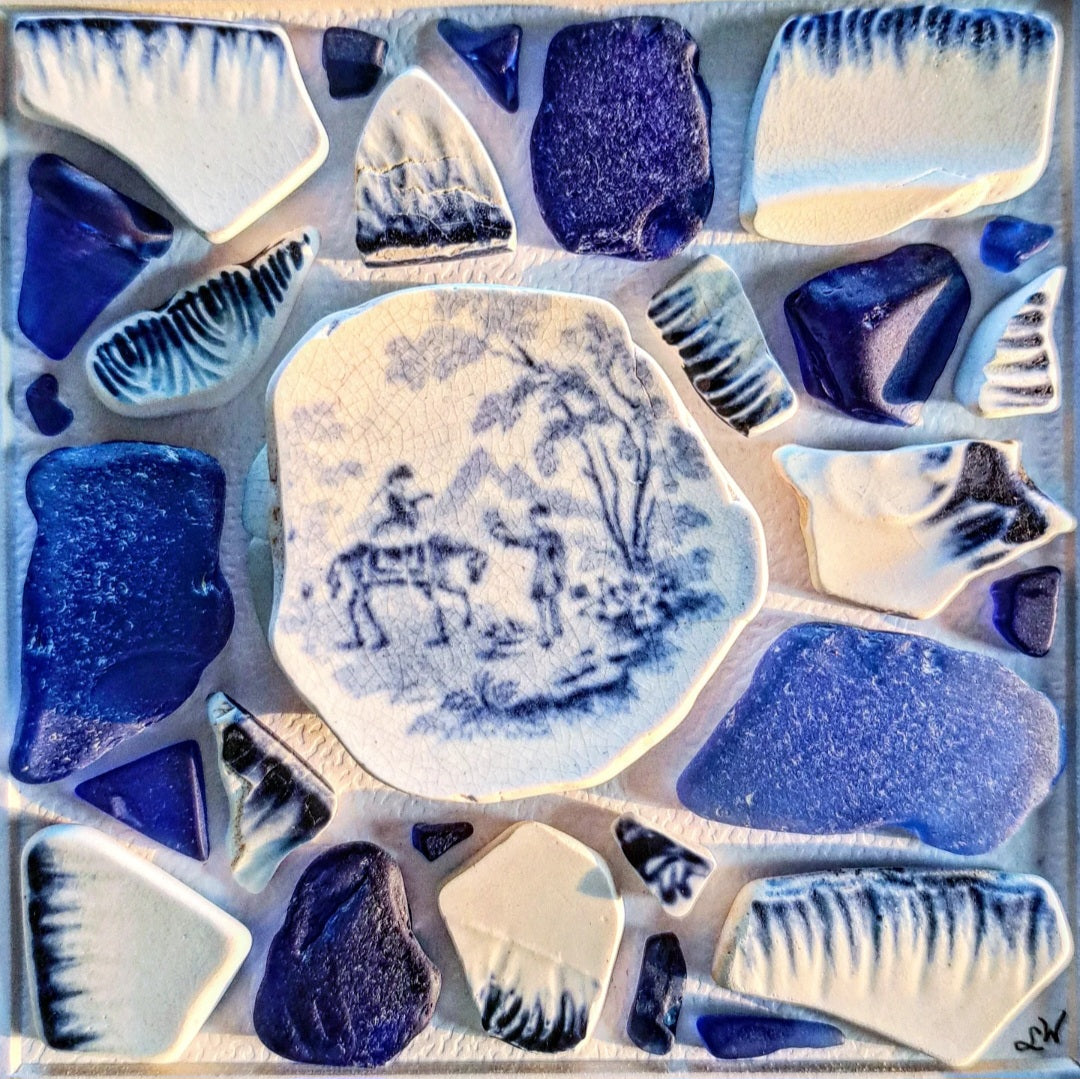 The Rider and the Waiting Heart - Sea Treasure Frame