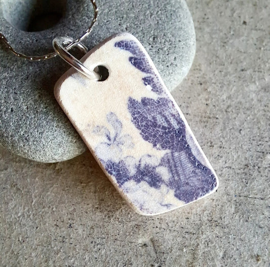 Grape Garden - Sea Pottery Pendant