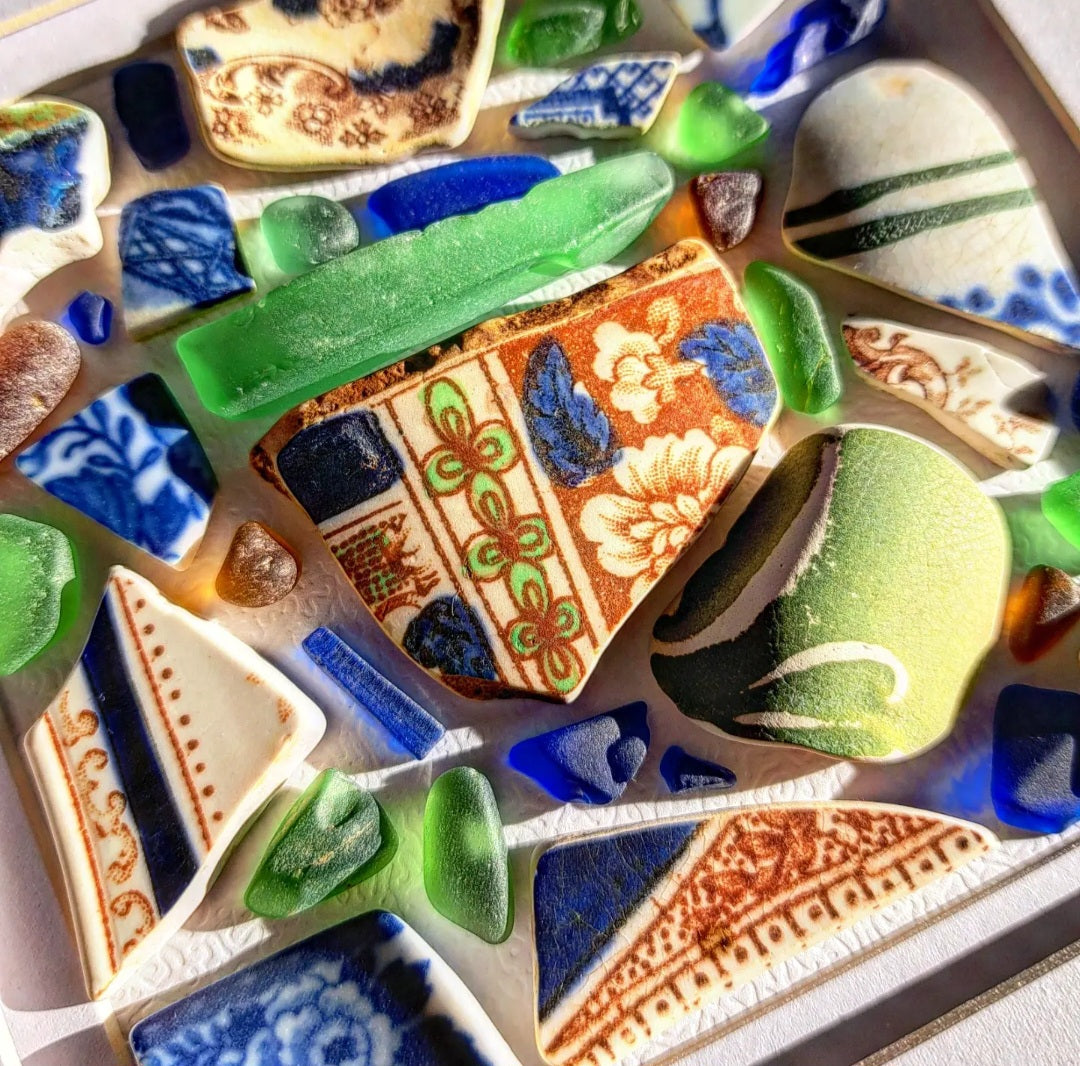 Cobalt, Copper & Clover - Sea Treasure Frame
