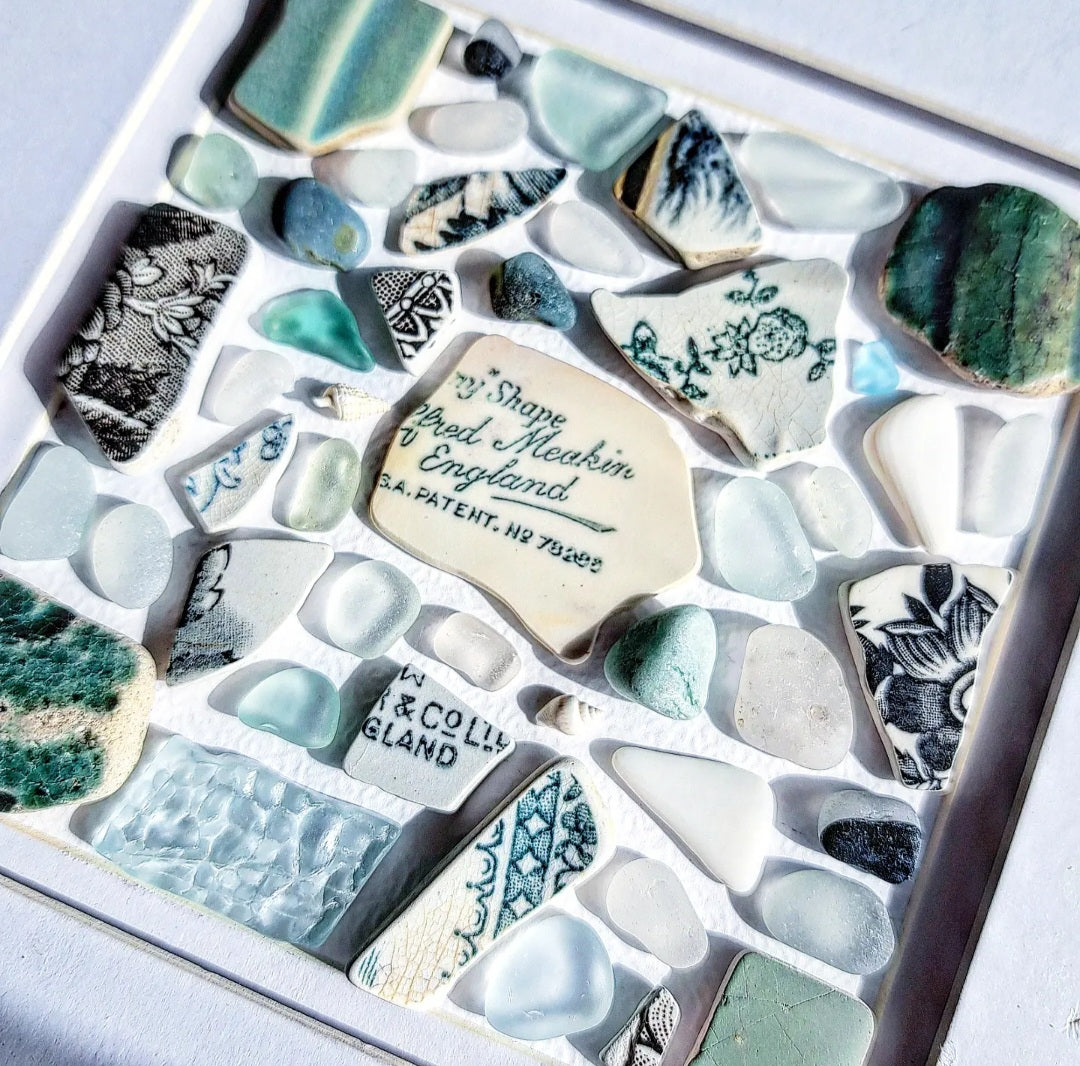 RESERVED for K || From England, By Sea & Light - Sea Treasure Frame