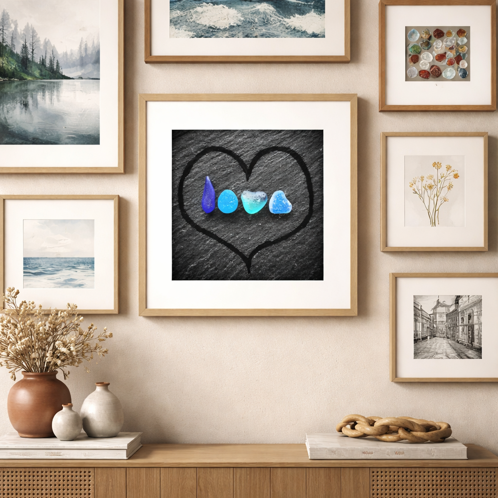 Heart of the Sea 8x8 Print