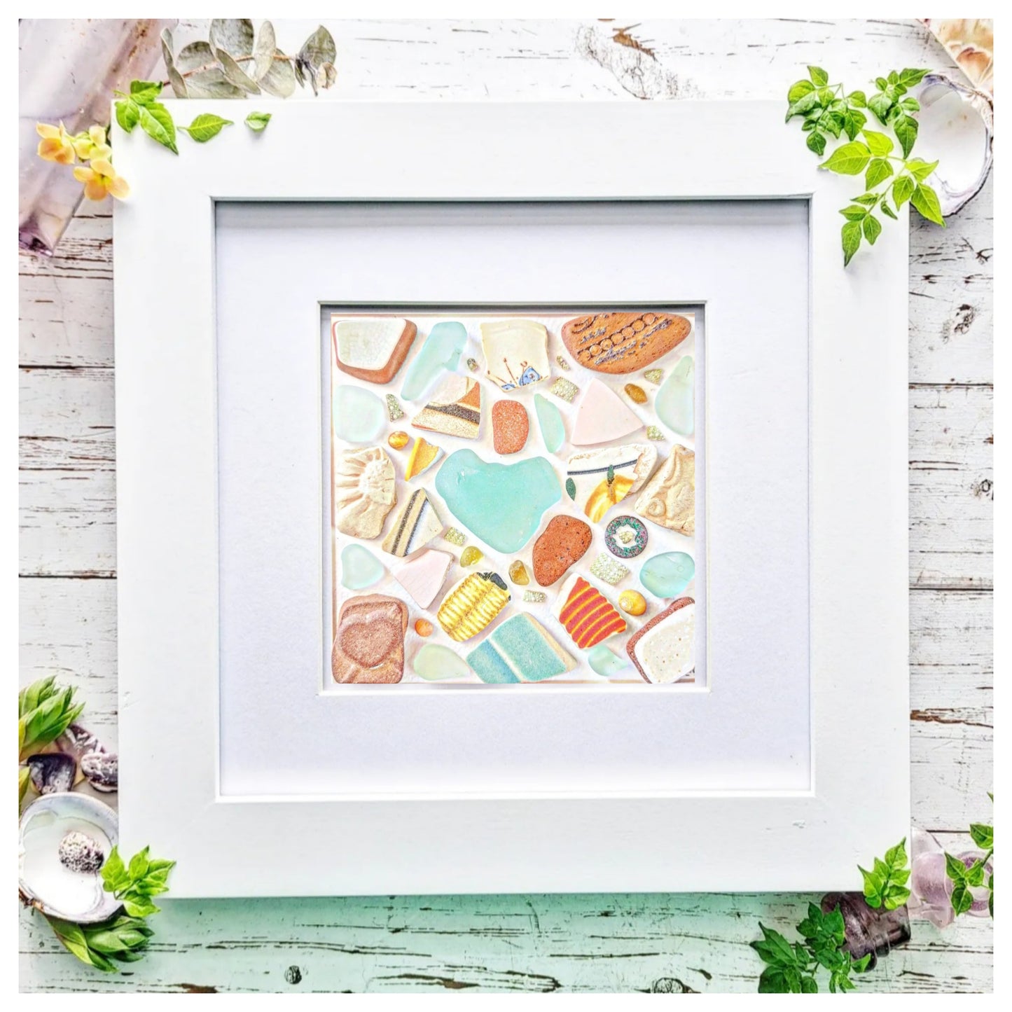 Centuries in Sand- Sea Treasure Frame