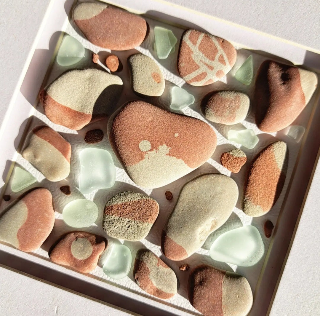The Sandman's Painted Stones - Sea Treasure Frame